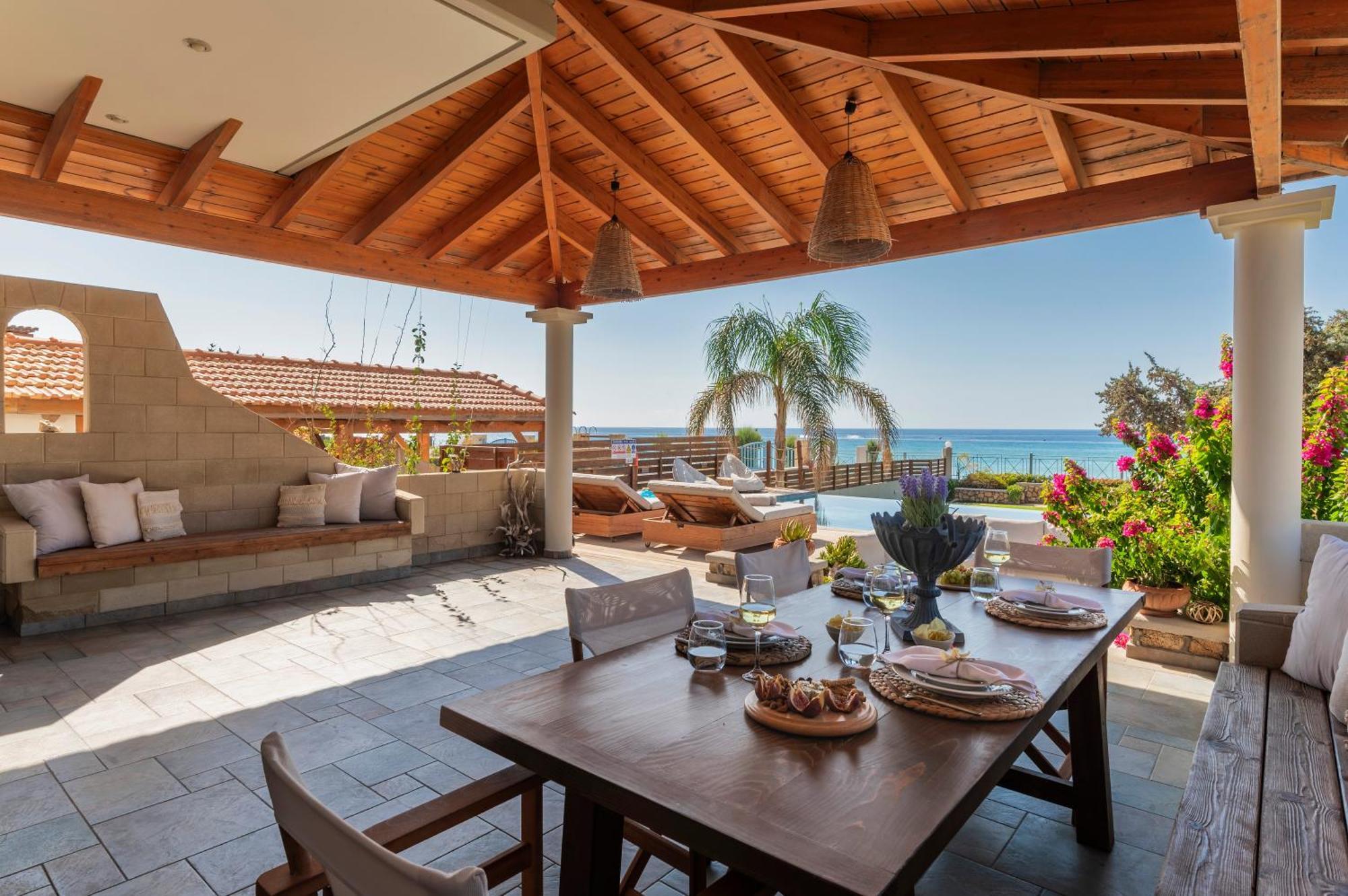 Villa Del Nonno Lardos Bagian luar foto